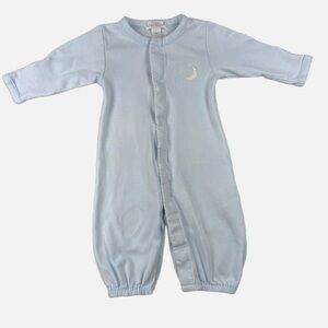 KISSY KISSY Baby Boy Pima Cotton 2-in-1 Convertible Gown/Romper - NB